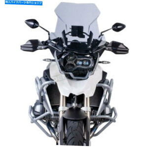 Windshield Puig Hi-Techǐyʂ̉̃c[OEChV[h - 6486H Puig Hi-Tech Parts Light Smoke Touring Windshield - 6486H