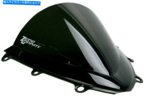 Windshield �[���d�͓�d�o�u���t�����g�X�C���O�_�[�N�X���[�N16-424-19 Zero Gravity Double Bubble Windscreen Dark Smoke 16-424-19�y���s�A���i�z