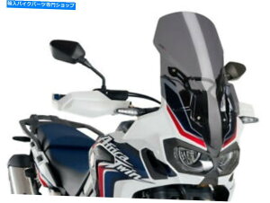 Windshield Puig 8905F�c�[�����O�E�B���h�X�N���[���_�[�N�X���[�N PUIG 8905F Touring Windscreen Dark Smoke�y���s�A���i�z