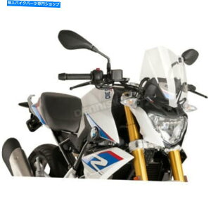 Windshield sOnCeNiNA̐VX|[cEChV[h - 8920W Puig Hi-Tech Parts Clear Naked New Generation Sport Windshield - 8920W