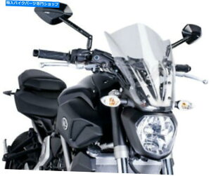 Windshield Puig 7016W̎]Ԃ̃tgXN[̃NAc[O PUIG 7016W Naked Bike Windscreens Clear Touring