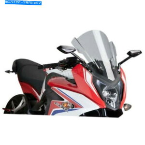 Windshield Puig Hi-Techỉ̃c[OEBhXN[ - 7595H Puig Hi-Tech Parts Smoke Touring Windscreen - 7595H