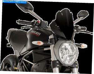 Windshield �V����PUIG 8900N�c�[�����O�E�B���h�X�N���[���u���b�N NEW PUIG 8900N Touring Windscreen Black�y���s�A���i�z