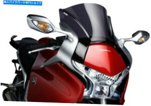 Windshield PUIG 5251F���[�V���O�E�B���h�X�N���[���_�[�N�X���[�N PUIG 5251F Racing Windscreen Dark Smoke�y���s�A���i�z