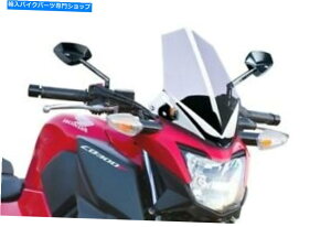 Windshield �p�C�O���̃X�|�[�c�̃t�����g�E�B���h�X�N���[���N���A��7655W�̓z���_CB300F 2015-2018 Puig Naked Sport Windscreen Clear #7655W for Honda CB300F 2015-2018�y���s�A���i�z