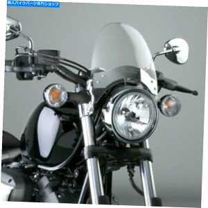 Windshield iViTCNN2530 - 8.5C`tCXN[EChV[h - CgO[ National Cycle N2530 - 8.5 Inch Flyscreen Windshield - Light Gray