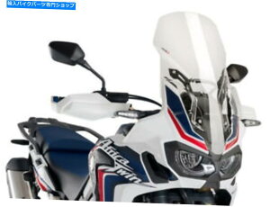 Windshield 2016 - 17z_CRF1000LAtJcC - NA Puig Touring Windscreen for 2016-17 Honda CRF1000L Africa Twin - Clear