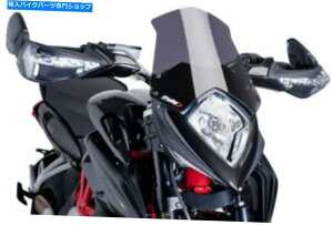 Windshield PUIG 6499F 3mm̐VANhKẌÂ PUIG 6499F 3mm Naked New Generation Acrylic Windshield Dark Smoke