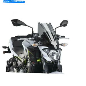 Windshield sOnCeNi_[NX[N̐Vc[OEBhXN[ - 9369F Puig Hi-Tech Parts Dark Smoke Naked New Generation Touring Windscreen - 9369F
