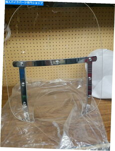Windshield tBXVF[h15C`XWindShield 9inBwbhCgJbgAEgNAEBhXN[C1 Memphis Shades 15in Slim Windshield 9in. Headlight Cutout Clear Windscreen c1