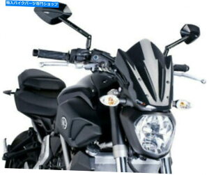 Windshield Puig 7015N̐VX|[c̃tgXN[A PUIG 7015N Naked New Generation Sport Windscreen, Black