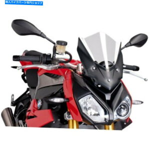 Windshield vCOnCeNiNA̐VX|[cEChV[h - 7040W Puig Hi-Tech Parts Clear Naked New Generation Sport Windshield - 7040W