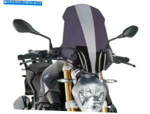 Windshield Puig 8110F�Â����̃c�[�����O�X�N���[���t�B�b�g�FR1200R 2015-2020 Puig 8110F Dark Smoke touring screen fits: R1200R 2015-2020�y���s�A���i�z