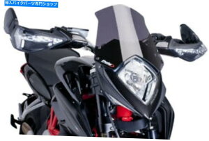 Windshield 13-15 MV Agusta Rivale 800̂߂̈Â̗̐ṼtgtgtgEBhXN[6499F Dark Smoke Naked New Generation Windscreen 6499F For 13-15 MV Agusta Rivale 800