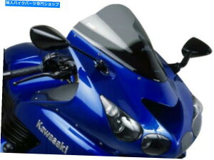 Windshield Puig Racing Windscreenの煙4057H PUIG Racing Windscreen Smoke 4057H