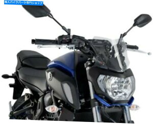 Windshield sMX|[cEBhXN[NA9666WtBbg}nMT-07 2018-2020 Puig Naked Sport Windscreen Clear #9666W fits Yamaha MT-07 2018-2020