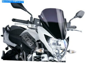 Windshield PUIG 5249F���[�V���O�E�B���h�X�N���[���_�[�N�X���[�N PUIG 5249F Racing Windscreen Dark Smoke�y���s�A���i�z