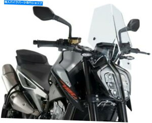 Windshield �s���M���̃X�|�[�c�̃t�����g�E�B���h�X�N���[���N���A��9668W KTM 790 Duke Puig Naked Sport Windscreen Clear #9668W KTM 790 Duke�y���s�A���i�z