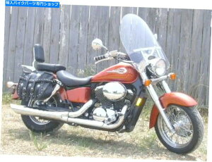 Windshield z_VhEG[XVT750 C / CD - 22 "NAc[OtgKXW /Nn[hEFALbg Honda Shadow ACE VT750 C/CD - 22" Clear Touring Windshield w/chrome hardware kit