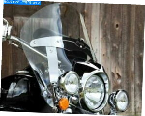 Windshield 2014-2019{̃Ch̃`[t14 "NCbN[XtAWindshield - CgF 2014-2019 Genuine Indian Chief 14" Quick Release Flare Windshield - Light Tint
