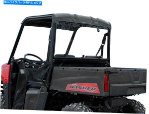 Windshield Polaris Ranger MidSize ETX / 500/570 / eV�̂��߂�Superatv�N���A���A�E�C���h�V�[���h SuperATV Clear Rear Windshield for Polaris Ranger Midsize ETX / 500 / 570 / EV�y���s�A���i�z