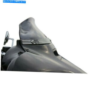 Windshield Klock Werks 4 2014-2020�n�[���[�c�[�����O���f���̂��߂̃_�[�N�X���[�N�t���A�t�����g�K���X Klock Werks 4 Dark Smoke Flare Windshield for 2014-2020 Harley Touring Models�y���s�A���i�z
