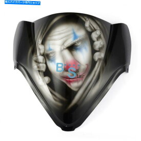 Windshield 川崎フェアリングオートバイのためのエアブラッシュジョーカーのフロントガラス Airbrushed Joker Windscreen Windshield For Kawasaki Fairing motorcycle