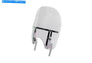 Windshield �X�C�b�`�u���[�h�̎��O���\�ȃN���A2�A�b�v�t�����g�K���X�t�B�b�g�n�[���[�_�r�b�h�\�� Switchblade Detachable Clear 2-Up Windshield fits Harley-Davidson