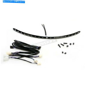 Windshield TCNrWubNEChV[hgw /jOCg - CV-4862B Cycle Visions Black Windshield Trim w/White Running Lights - CV-4862B