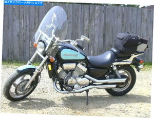 Windshield VF 750z_VF750}Oi - 22 "NAc[OtgKXW /Nn[hEFALbg VF 750 Honda VF750 Magna - 22"Clear Touring Windshield w/chrome hardware kit