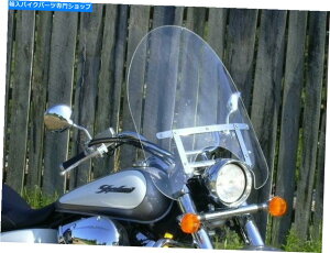 Windshield z_VhEGAVT750 C - 22uNAc[OEChV[hW / Chromen[hEFALbg Honda Shadow AERO VT750 C - 22" Clear Touring Windshield w/chrome hardware kit