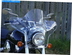 Windshield SlipStreamer - SS-20-C - SS-20XeXWINDSHIELD W / 1n[hEFAł́ANASS20C Slipstreamer - SS-20-C - SS-20 Stealth Windshield w/ 1 in Hardware, Clear SS20C