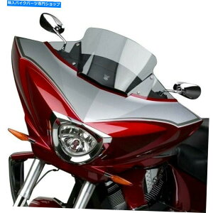 Windshield NXJg[10-17 VSTREAMX|[c/cA[CgOC̉ For Victory Cross Country 10-17 VStream Sport/Tour Light Gray Replacement Screen