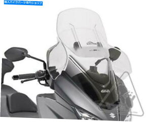 Windshield ��؁E�u���O�}��AN400 '17 -'19�pGIVI AF3115�G�A�t�����g�E�B���h�X�N���[���N���A GIVI AF3115 Airflow Windscreen For Suzuki Burgman AN400 '17-'19 | Clear�y���s�A���i�z
