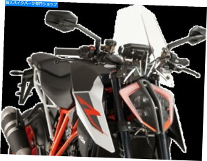 Windshield Puig 9692WV㕗hKX16-1 / 4 "NA PUIG 9692W New Generation Windshield 16-1/4" Clear