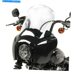 Windshield �w�b�h���C�g�t�F�A�����OMG5�̃n�[���[�\�t�g�e�B�b�N�X�g���[�g�{�u18-20�t�����g�K���X�N���A Headlight Fairing MG5 for Harley Softail Street Bob 18-20 Windshield clear�y���s�A���i�z