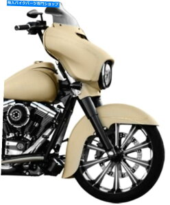 Windshield Klock Werks 8.5 2014-2021�n�[���[�c�[�����O�̂��߂̃_�[�N�X���[�N�t���A�t�����g�K���X Klock Werks 8.5 Dark Smoke Flare Windshield for 2014-2021 Harley Touring