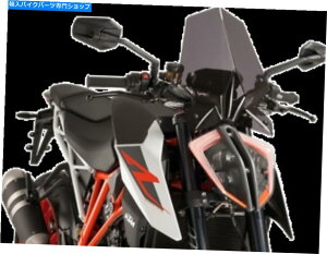 Windshield vCOV̊ȕhV[h - Â16-1 / 4 "Windscreen 9692F Puig New Generation Heavy Duty Windshield - Dark Smoke 16-1/4" Windscreen 9692F