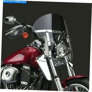 Windshield kɃTCNXCb`u[h`bvLO[XtgKXCgX[NN21438 National Cycle SwitchBlade Chopped Quick Release Windshield Light Smoke N21438