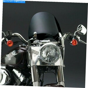 Windshield n[[\tgpiViTCNXCb`u[htgKX - _[NO[ - N21928 National Cycle SwitchBlade Windshield for Harley Softail - Dark Gray - N21928