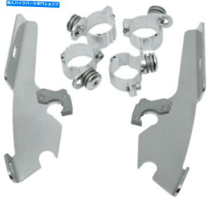 Windshield tBXVF[h}EgLbggK[bNꂽMEM8973 Memphis Shades Mount Kit Trigger Lock Polished MEM8973