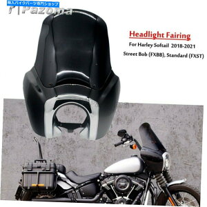 Windshield Harley Susper Street Bob FXBBWFXST 18+NuX^C̃tFAO For Harley Softail Street Bob FXBB Standard FXST 18+ Club Style Front Fairing