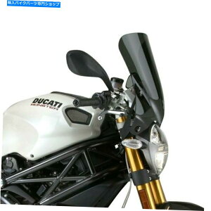 Windshield Ducati Monster 821 15�i�V���i���T�C�N��VSTREAM +�X�|�[�c�_�[�N�O���[�E�B���h�X�N���[�� For Ducati Monster 821 15 National Cycle VStream+ Sport Dark Gray Windscreen