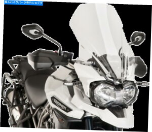 Windshield PUIG 8915W�c�[�����O�t�����g�X�P�[���N���A Puig 8915W Touring Windscreen Clear�y���s�A���i�z