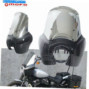 Windshield 18-21ハーレーソフトティールストリートボブFXBB標準FXST FXSTフェアリングアクセサリー 18-21 For Harley Softail Street Bob FXBB Standard FXST Front Fairing Accessories