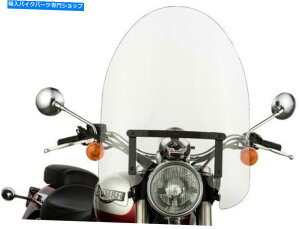 Windshield XbvXg[}NVbNEChV[h - 22 " - e[p[iNA/ubNjSS-30-22CTQB Slipstreamer Classic Windshield - 22" - Tapered (Clear / Black) SS-30-22CTQB