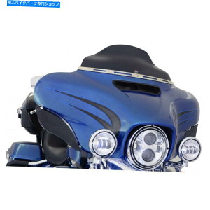 Windshield Klock Werks 6.5 2014-2020�n�[���[�c�[�����O���f���̂��߂̃u���b�N�t���A�t�����g�K���X Klock Werks 6.5 Black Flare Windshield for 2014-2020 Harley Touring Models�y���s�A���i�z