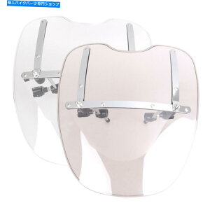 Windshield 17 "2010-15n[[ - _rbh\t@bg{[Ĉ߂̎Ԃ̃tgEChV[h̃tgEBhXN[ 17" Motorbike Front Windshield Windscreen For 2010-15 Harley-Davidson Fatboy