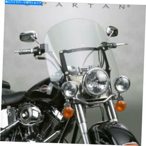 Windshield N21300iViTCNXp^EChV[hNANCbN[X17 " N21300 National Cycle Spartan Windshield Clear Quick Release 17"