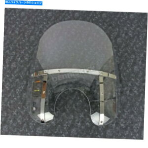 Windshield NA18C`XCb`u[h2AbvEChV[h - N21119A National Cycle Clear 18 in. Switchblade 2-Up Windshield - N21119A